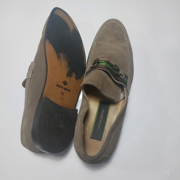 Joseph Abboud Men\'s Leather Suede Slip-on Loafers Size 11M main image 7